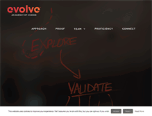 Tablet Screenshot of evolveinc.com